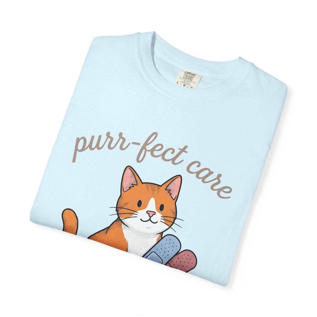 Kitty Wrap Shirt Nurse Mammal Unisex Gift Line Art Tee product image 8