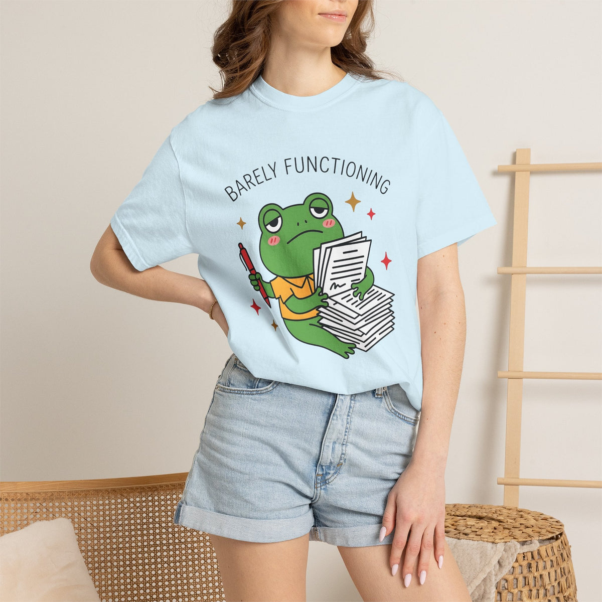 Frog Documents Shirt Teachers Jokes Unisex Gift Cute Tee product image 9