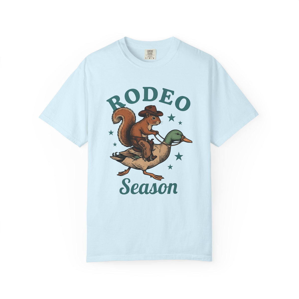 Squirrel Cowboy Shirt Animal Unisex Gift Retro Tee Rodent product image 2