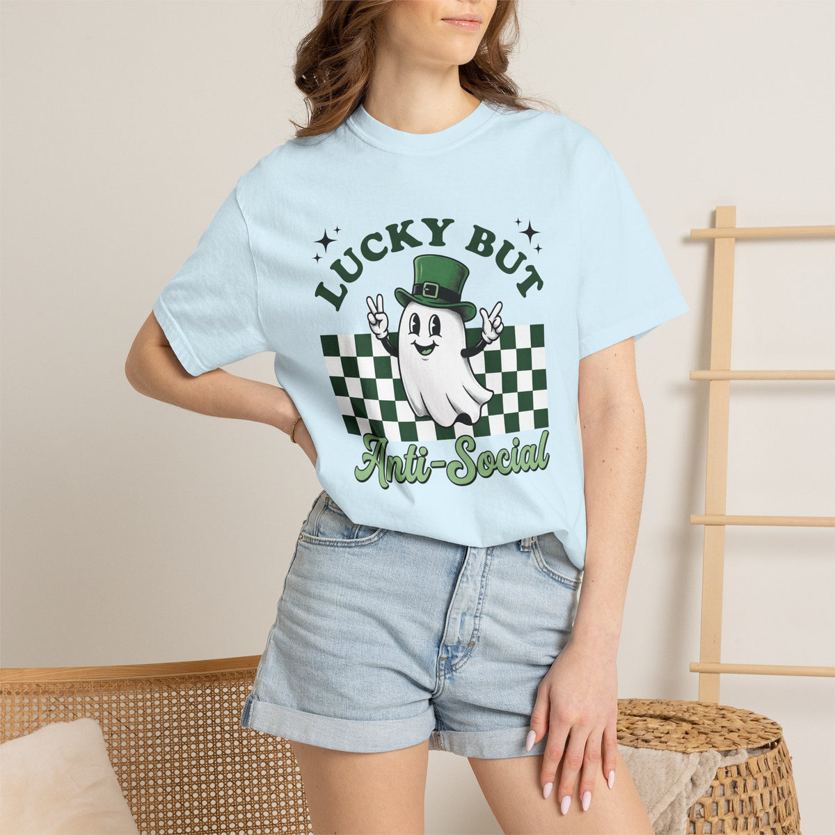Spirit Cap Shirt St Patrick's Day Jokes Unisex Gift Comic Tee Luck Cap T-Shirt