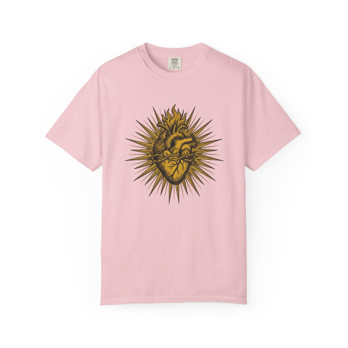 Sacred Heart Shirt Spiritual Gift Women Tattoo Tee T-Shirt product image 3