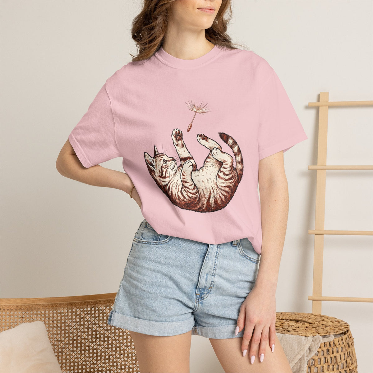 Tabby Kitten Shirt Cat Pet Unisex Gift Sketch Tee T-Shirt product image 13