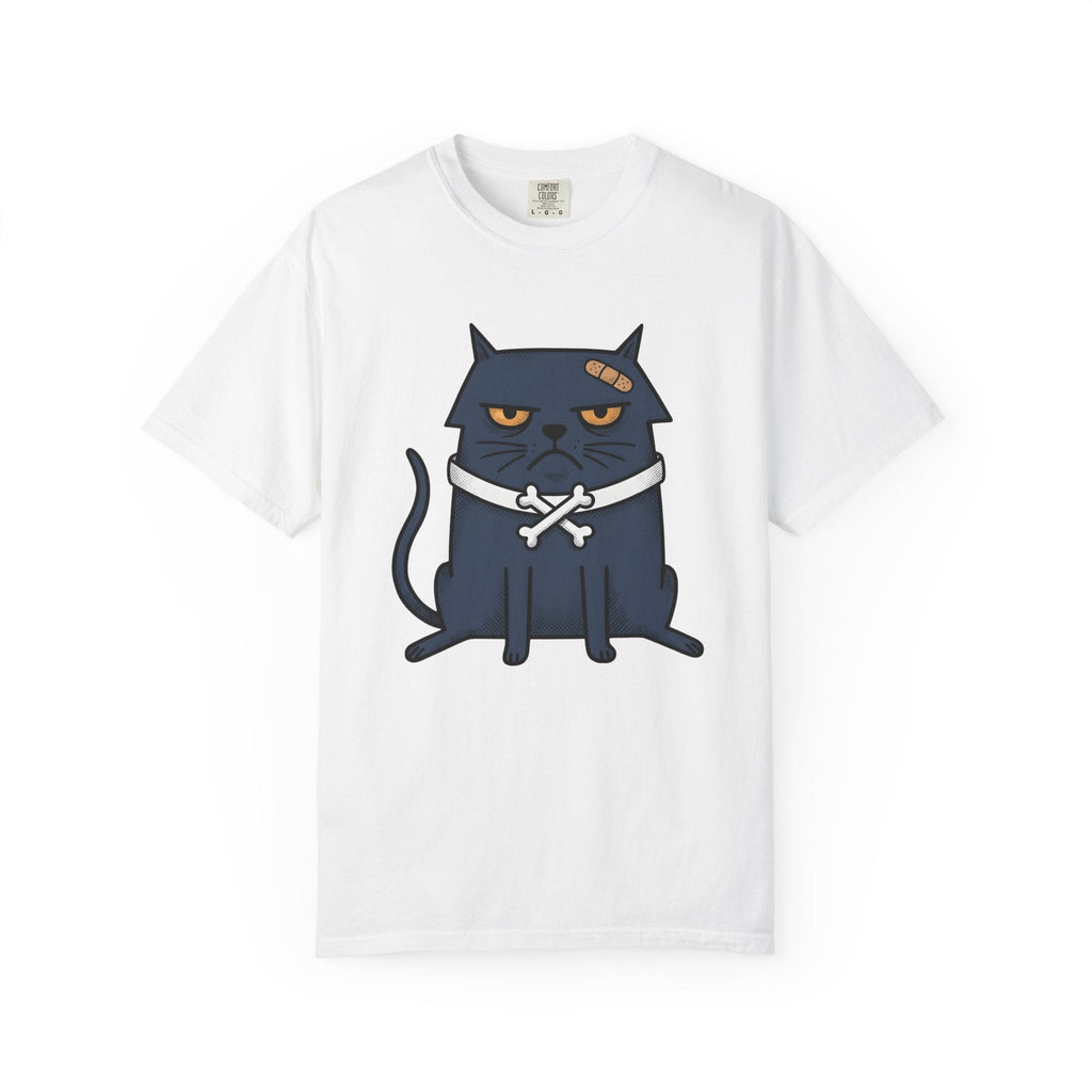 Angry Cat Shirt Joke Gift Women Comic Tee Kitty T-Shirt product image 1