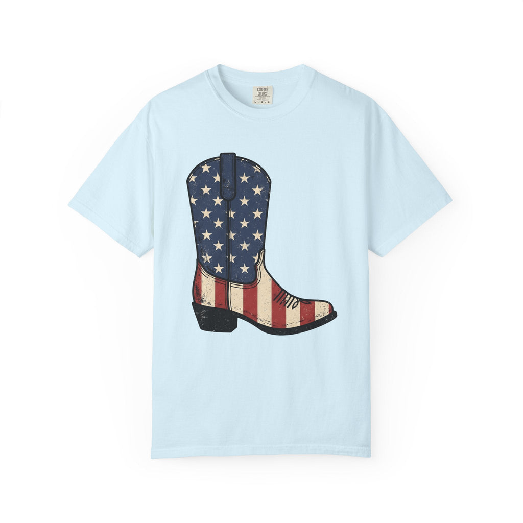 Cowboy Boot Shirt America Country Unisex Gift Hand Drawn product image 2