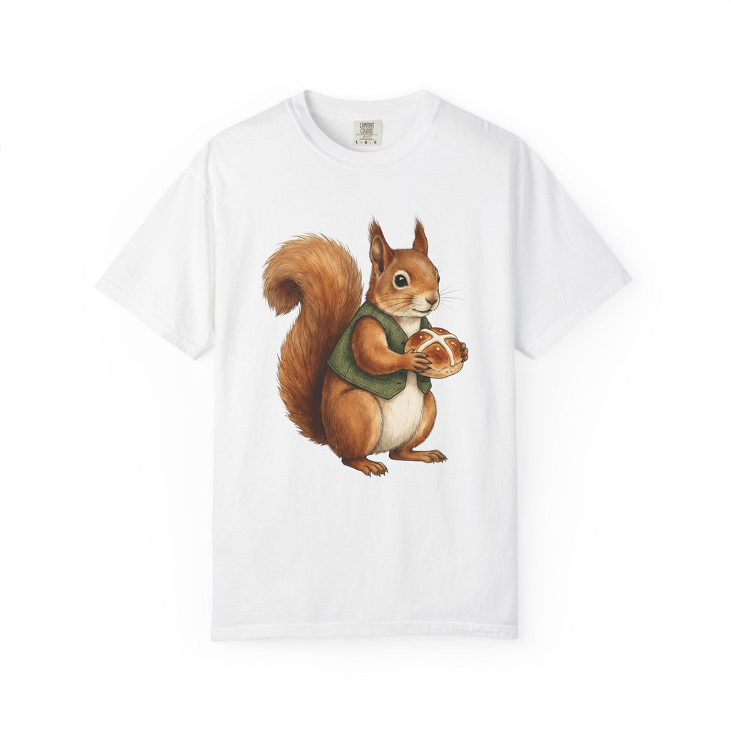 Squirrel Treat Shirt Easter Creatures Unisex Gift Line Art product image 1