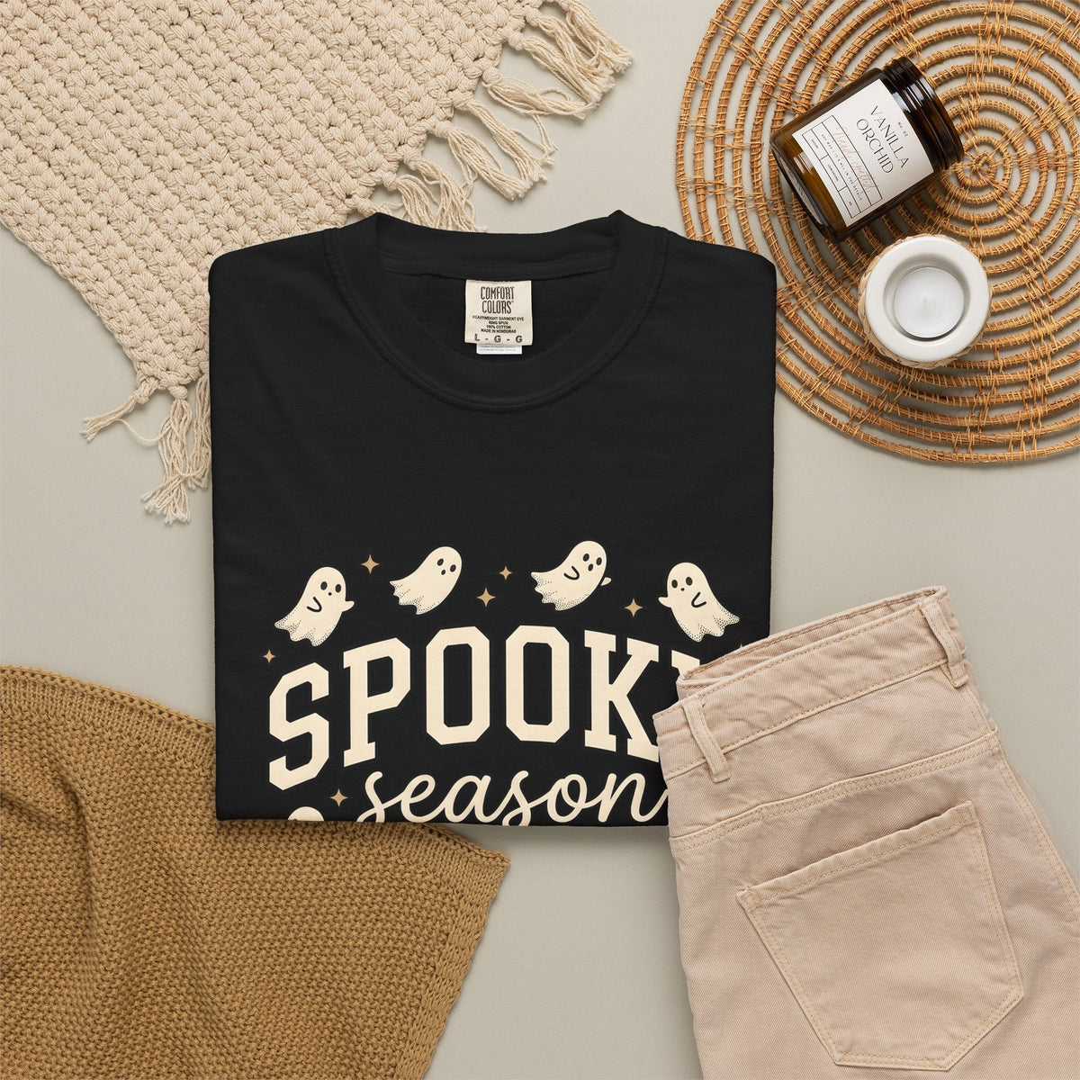 Cartoon Ghosts Shirt Halloween Spooky Unisex Gift Doodle product image 16