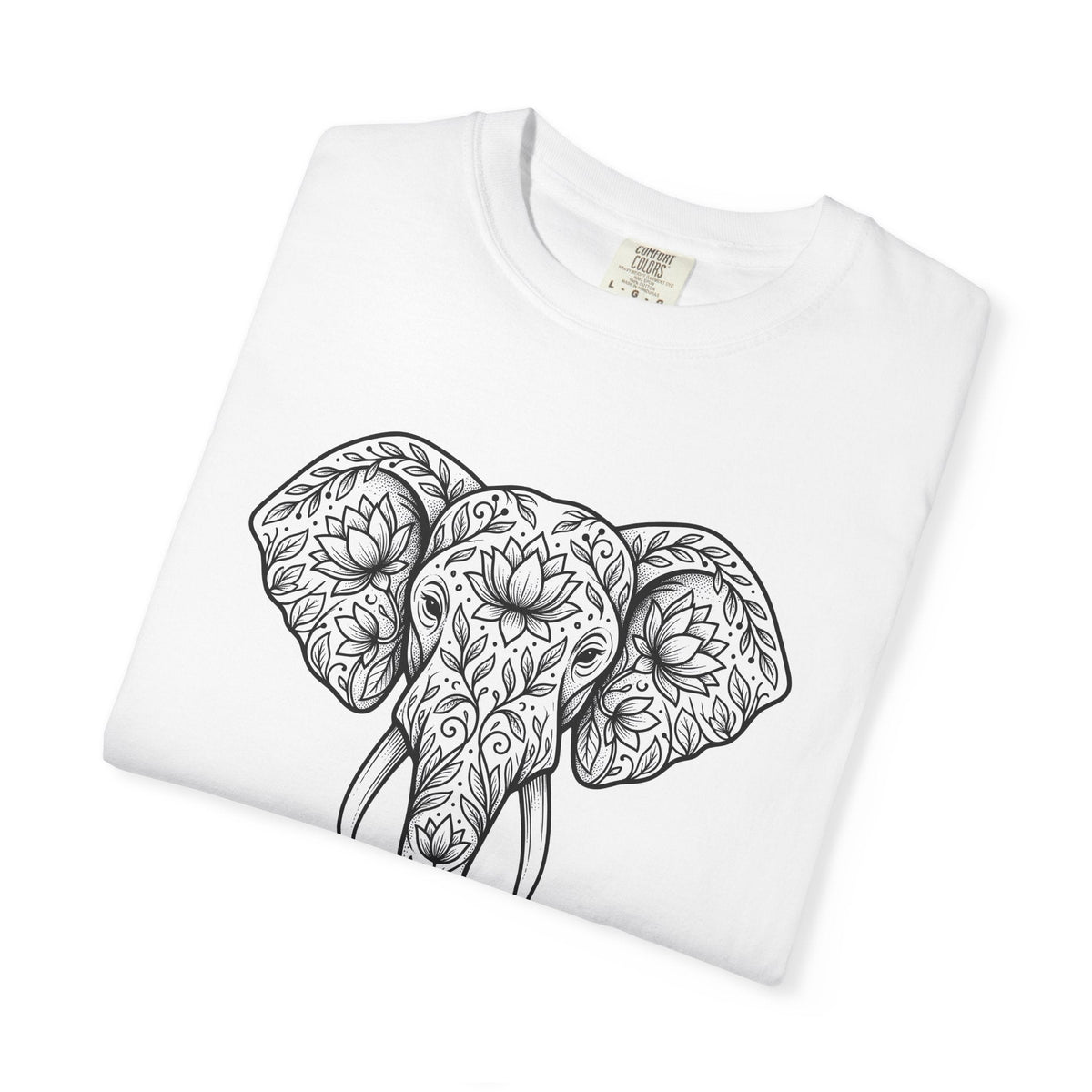 Elephant Blossom Shirt Boho Fauna Unisex Gift Tribal Tee product image 5