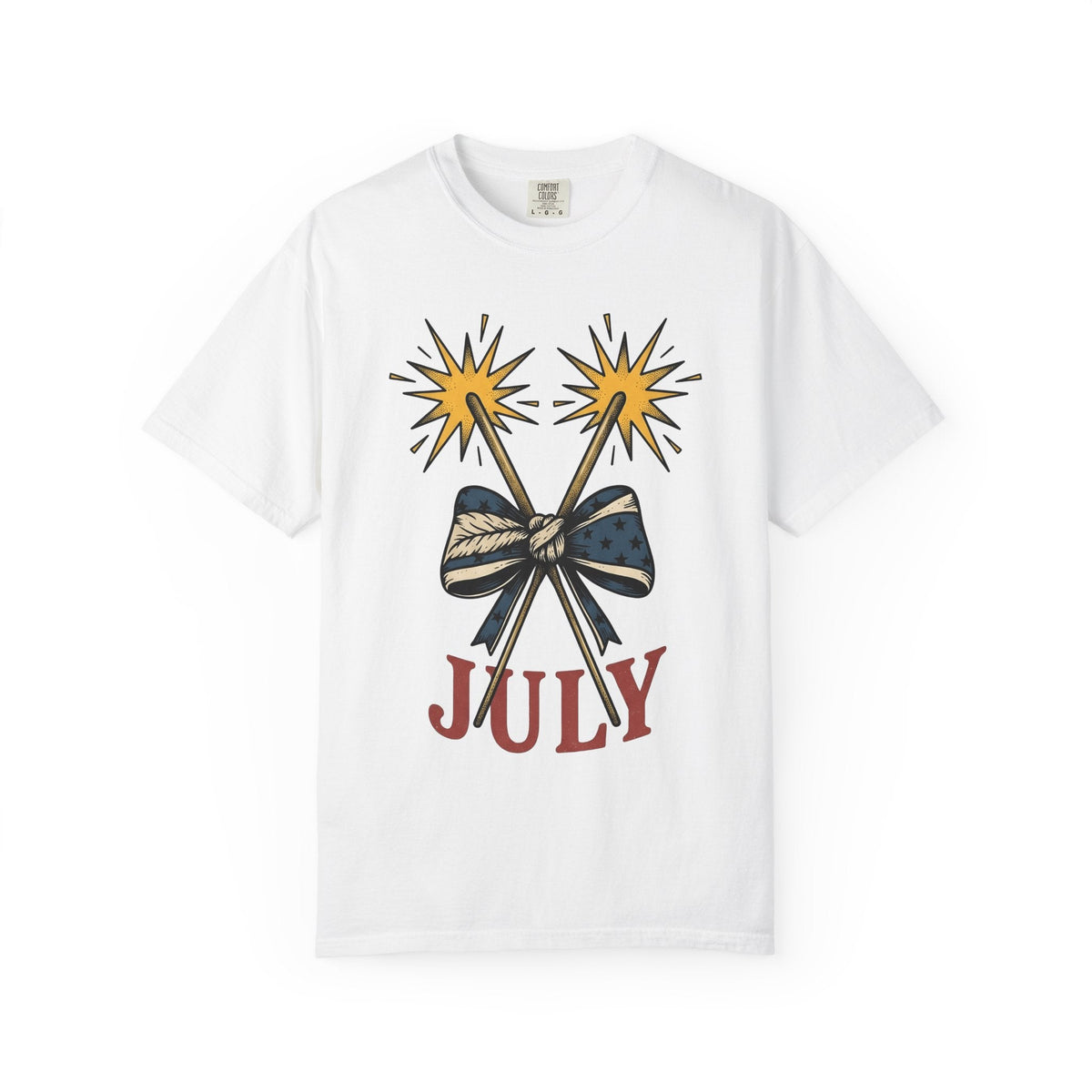 Sparkler Knot Shirt 4th Of July Liberty Gift Women Antique product image 1