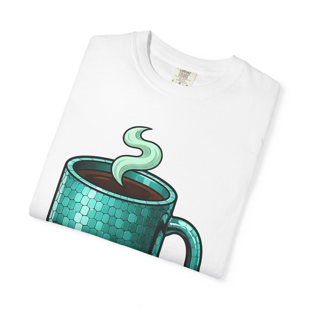 Coffee Mug Shirt Coffee Work Unisex Gift Cartoon Tee Mug T-Shirt Coffee Fan