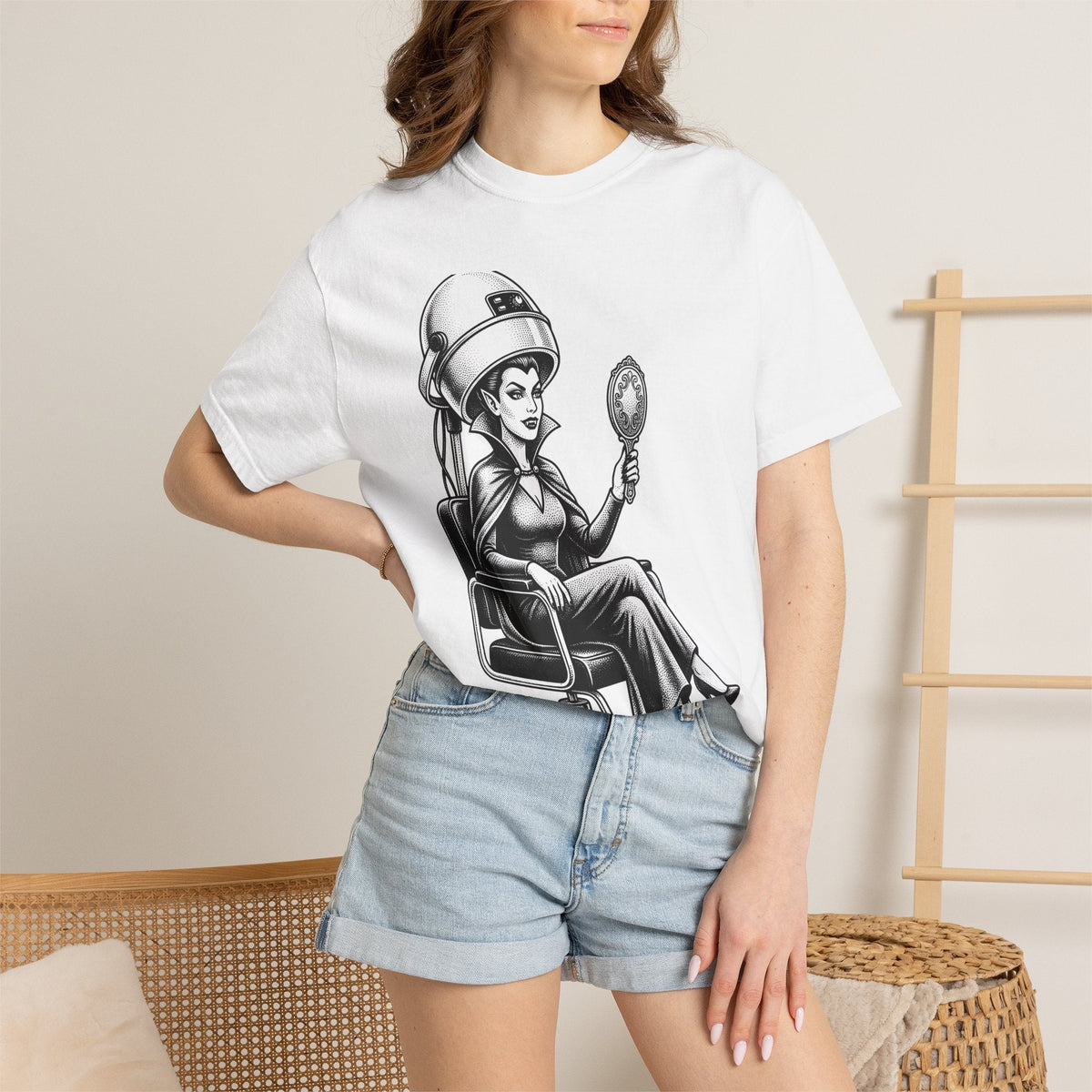 Vampire Hairdresser Shirt Gothic Fright Unisex Gift Body product image 7