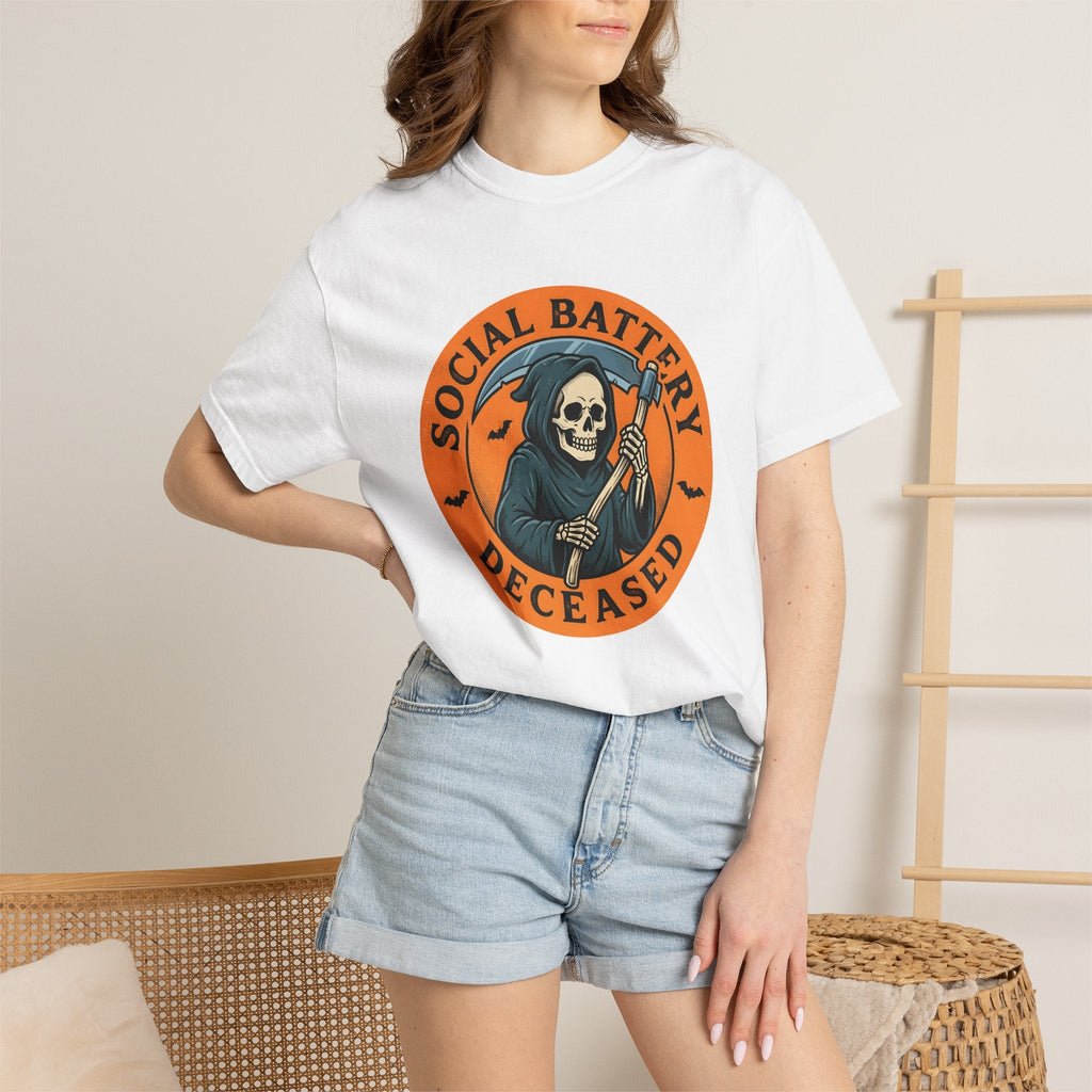 Grim Reaper Shirt Halloween Goth Unisex Gift Vintage Tee product image 7