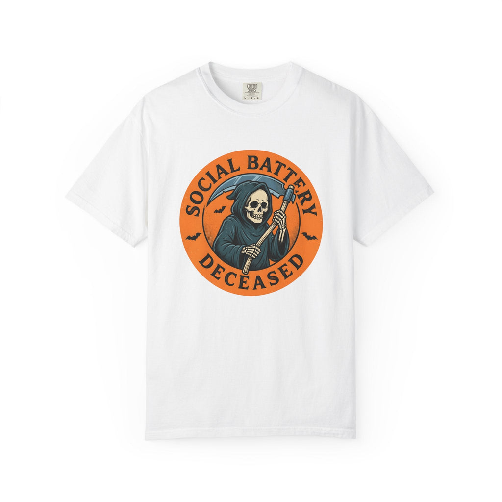Grim Reaper Shirt Halloween Goth Unisex Gift Vintage Tee product image 1