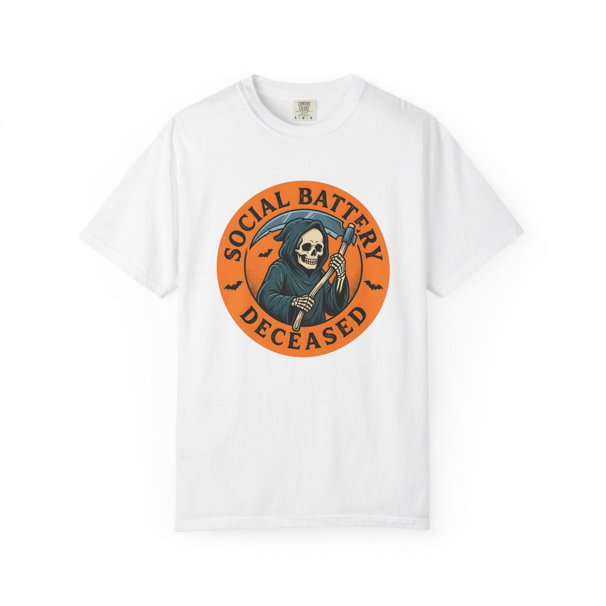 Grim Reaper Shirt Halloween Goth Unisex Gift Vintage Tee product image 1