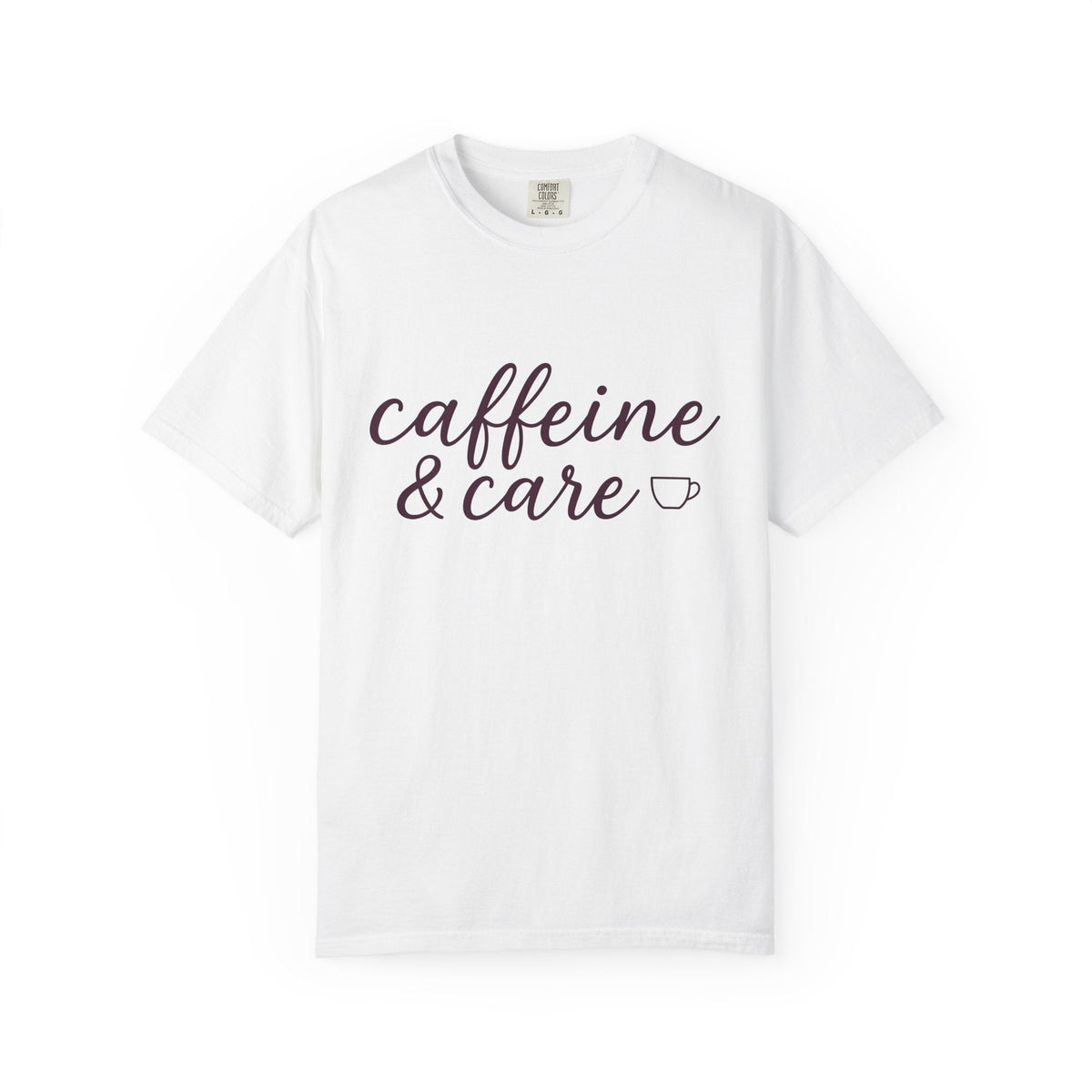Coffee Cup Shirt Nurses Latte Unisex Gift Cursive Tee Mug T-Shirt Nurse