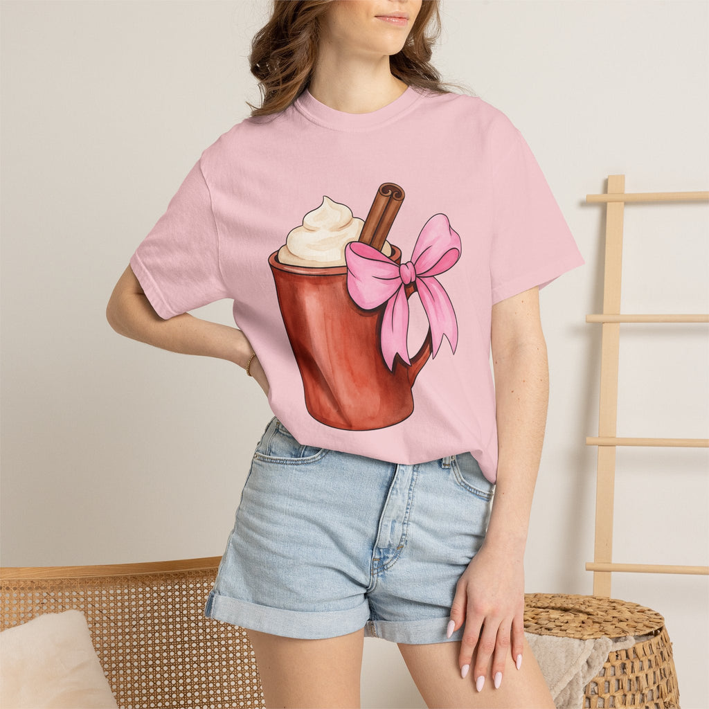 Hot Chocolate Mug Shirt Holiday Coffee Unisex Gift Watercolor Tee Cocoa Mug