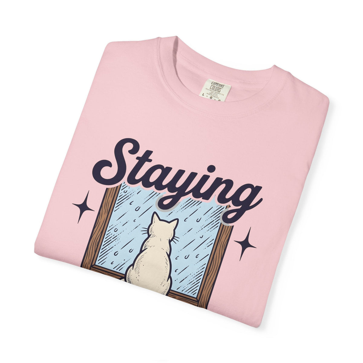 Cat Window Shirt Decor Gift Women Sketch Tee Perch T-Shirt product image 11