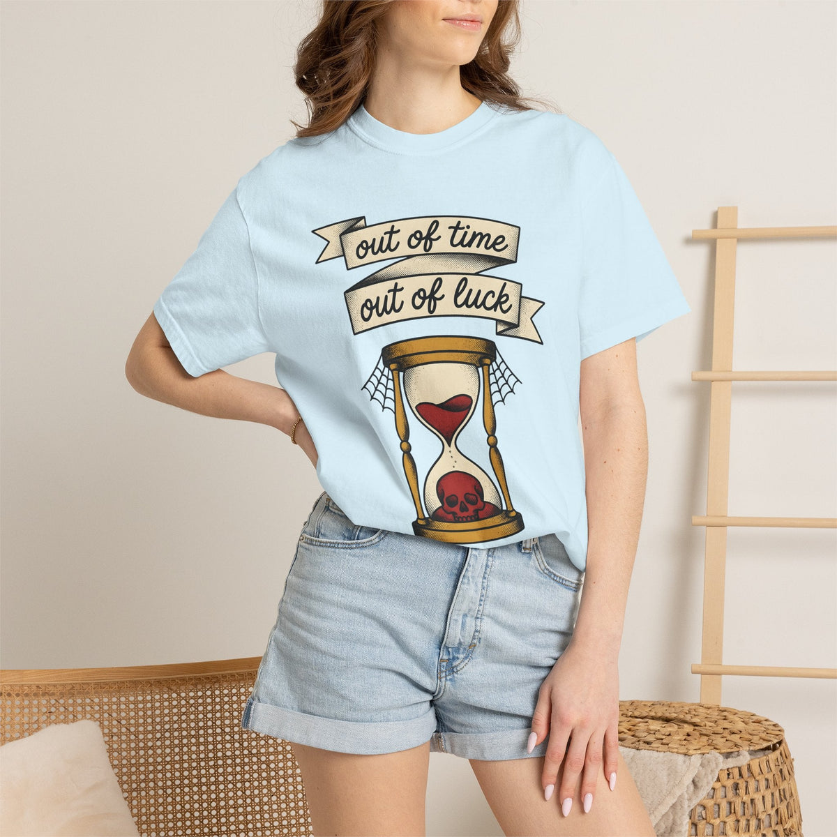 Timepiece Skull Shirt Gothic Autumn Unisex Gift Sketch Tee product image 10