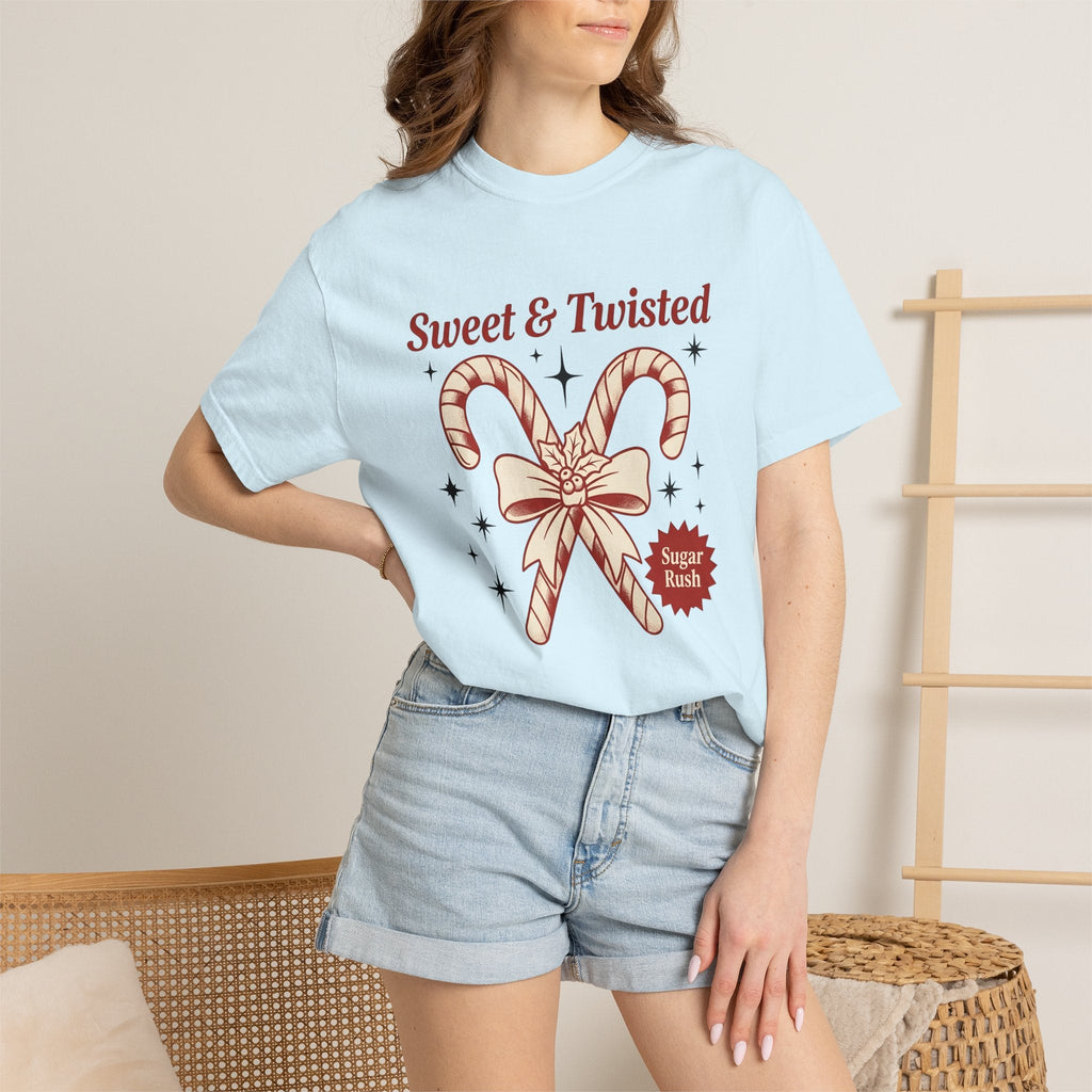 Candy Cane Shirt Christmas Holiday Unisex Gift Vintage Tee product image 9