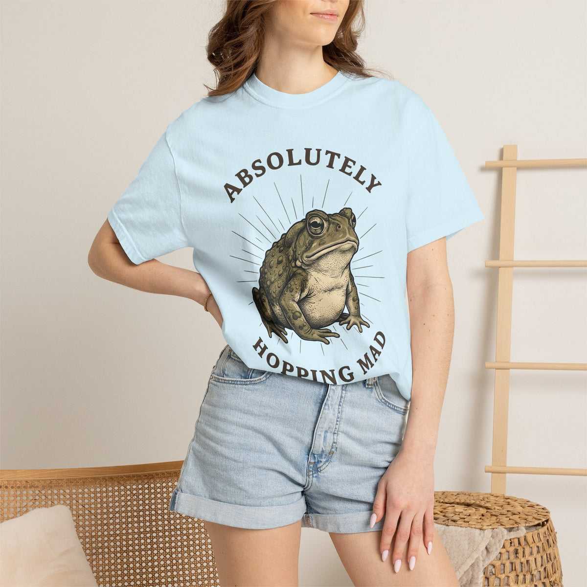 Toad Drawing Shirt Easter Creature Gift Women Distressed product image 9