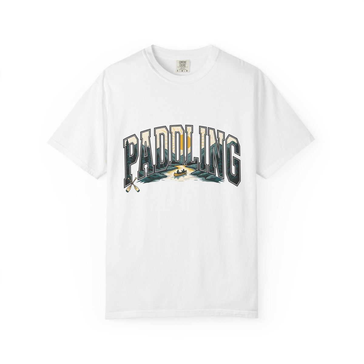 Kayak Stream Shirt Sports Outdoors Unisex Gift Retro Tee product image 1