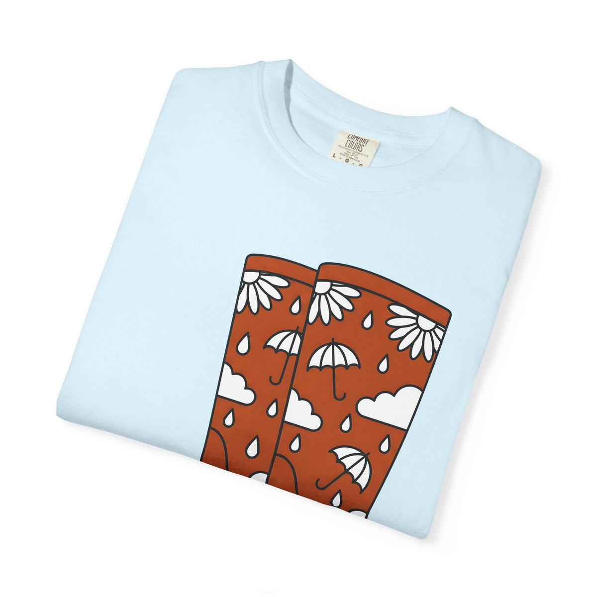 Rain Footwear Shirt Easter Nature Gift Women Fun Tee Boots product image 8