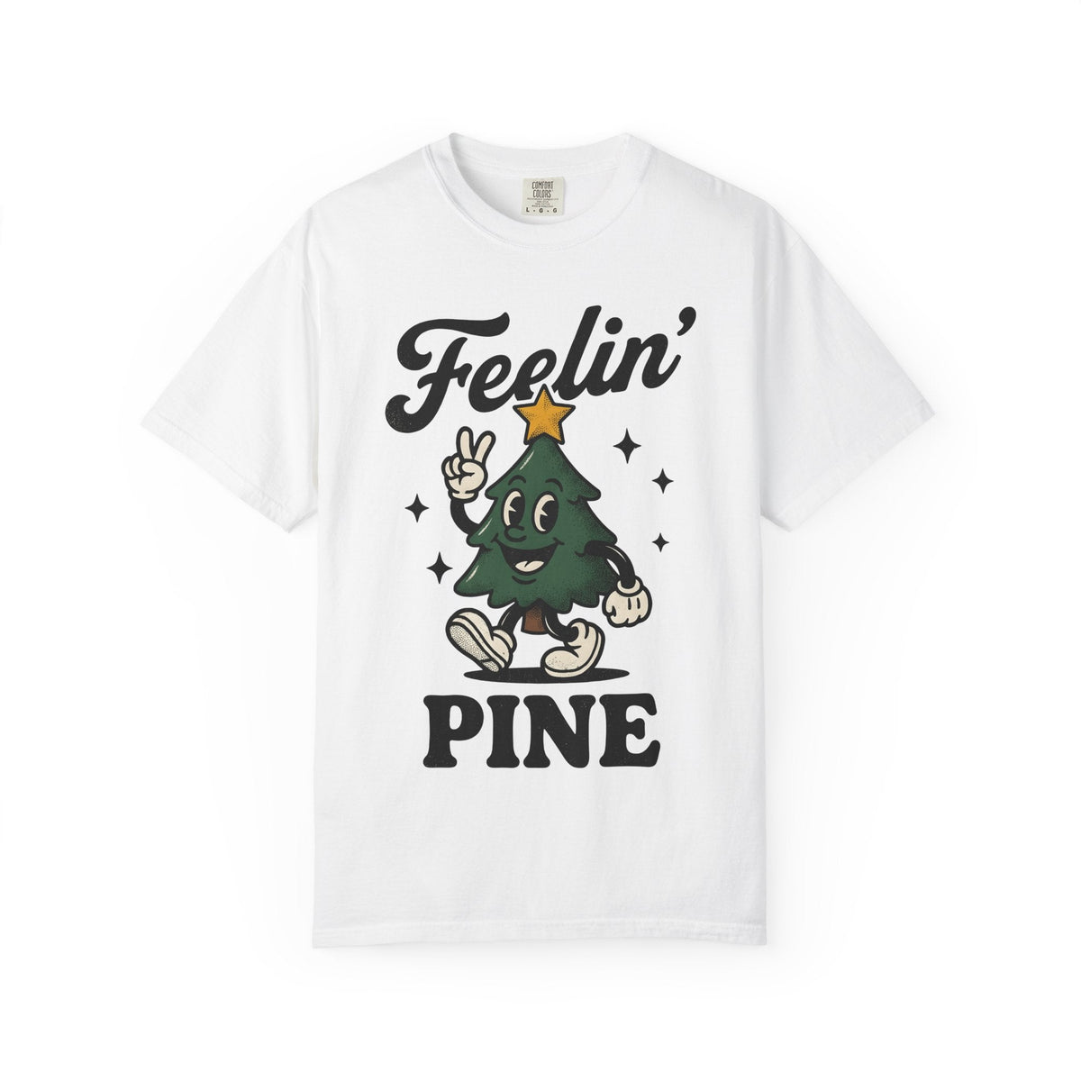 Cartoon Christmas Tree Shirt Humor Unisex Gift Vintage Tee product image 1