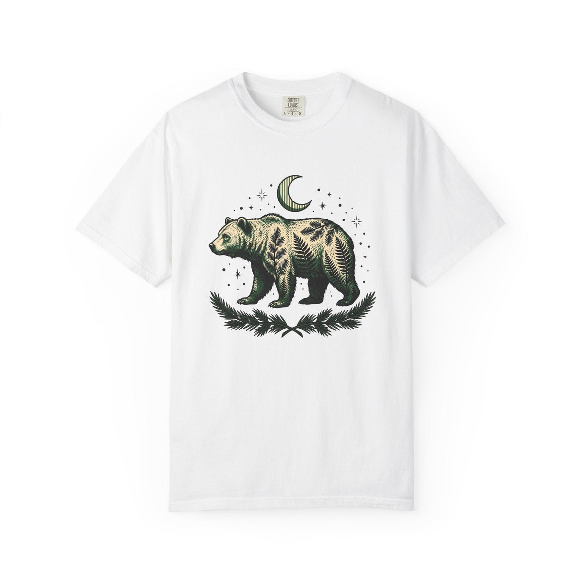 Bear Flower Shirt Animals & Flowers Outdoors Unisex Gift product image 1