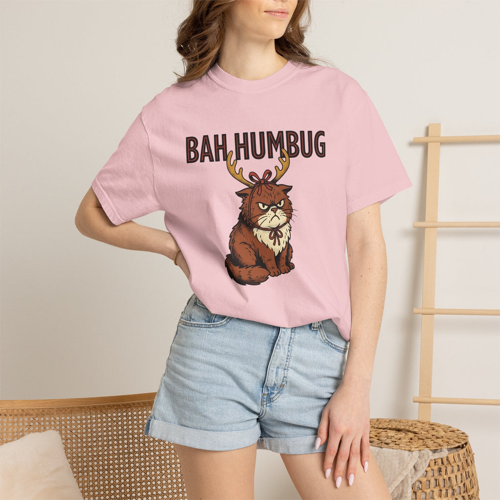 Grumpy Kitty Shirt Christmas Jokes Unisex Gift Comic Tee product image 12
