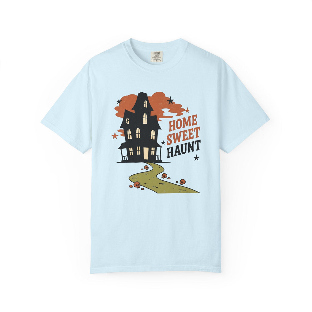 Ghost House Shirt Halloween Monster Unisex Gift Hand Drawn product image 2