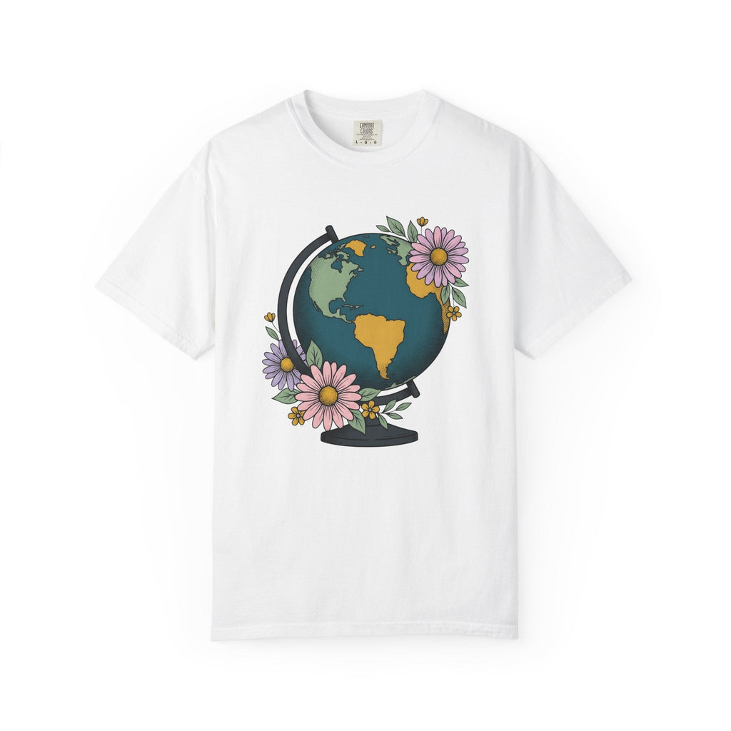 Earth Blooms Shirt Teacher Adventure Unisex Gift Folk Tee product image 1