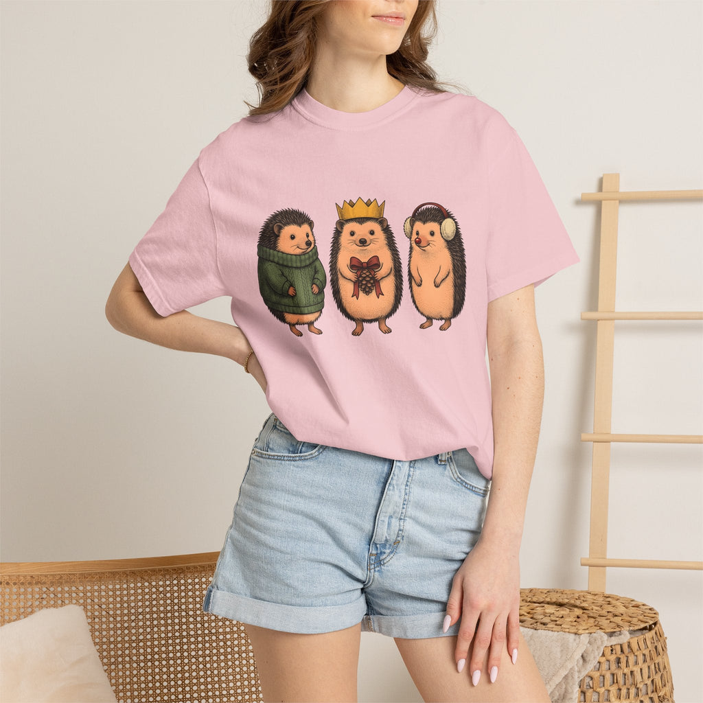 Hedgehog Group Shirt Christmas Wildlife Unisex Gift product image 12