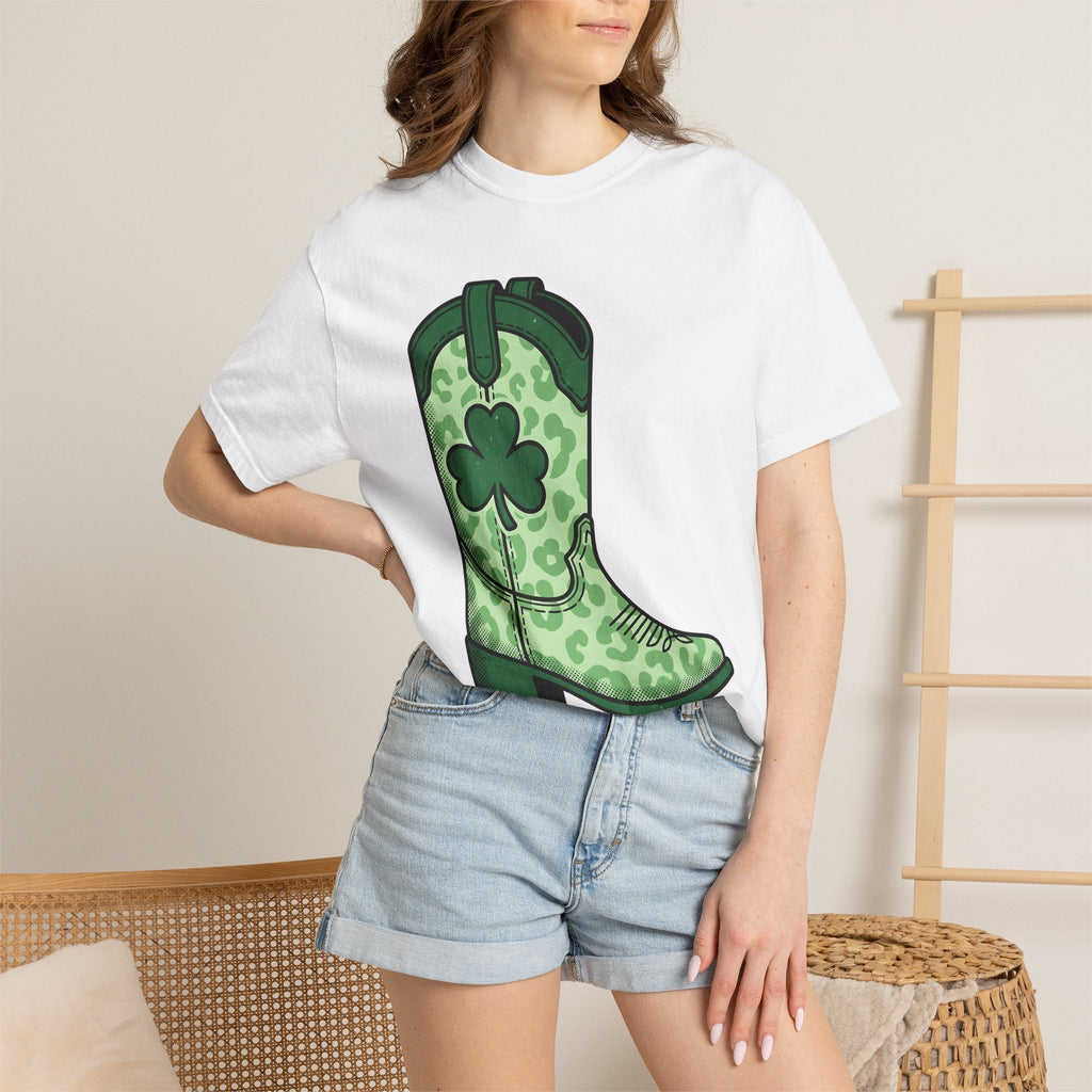 Leather Boot Shirt St Patrick's Day Farm Unisex Gift Line product image 6