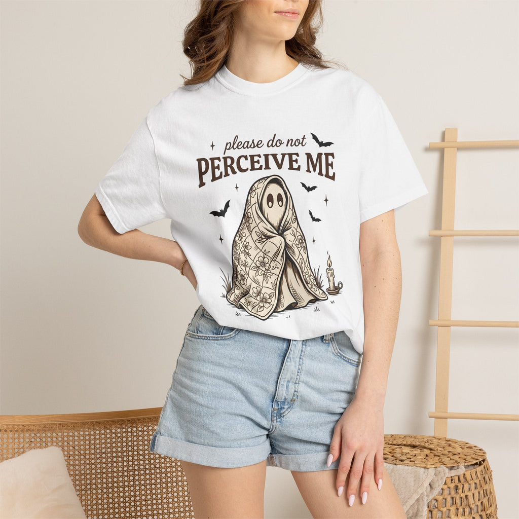 Ghost Quilt Shirt Funny Holiday Unisex Gift Cartoon Tee product image 6
