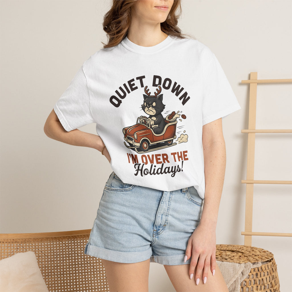 Angry Cat Vehicle Shirt Christmas Animal Unisex Gift product image 6