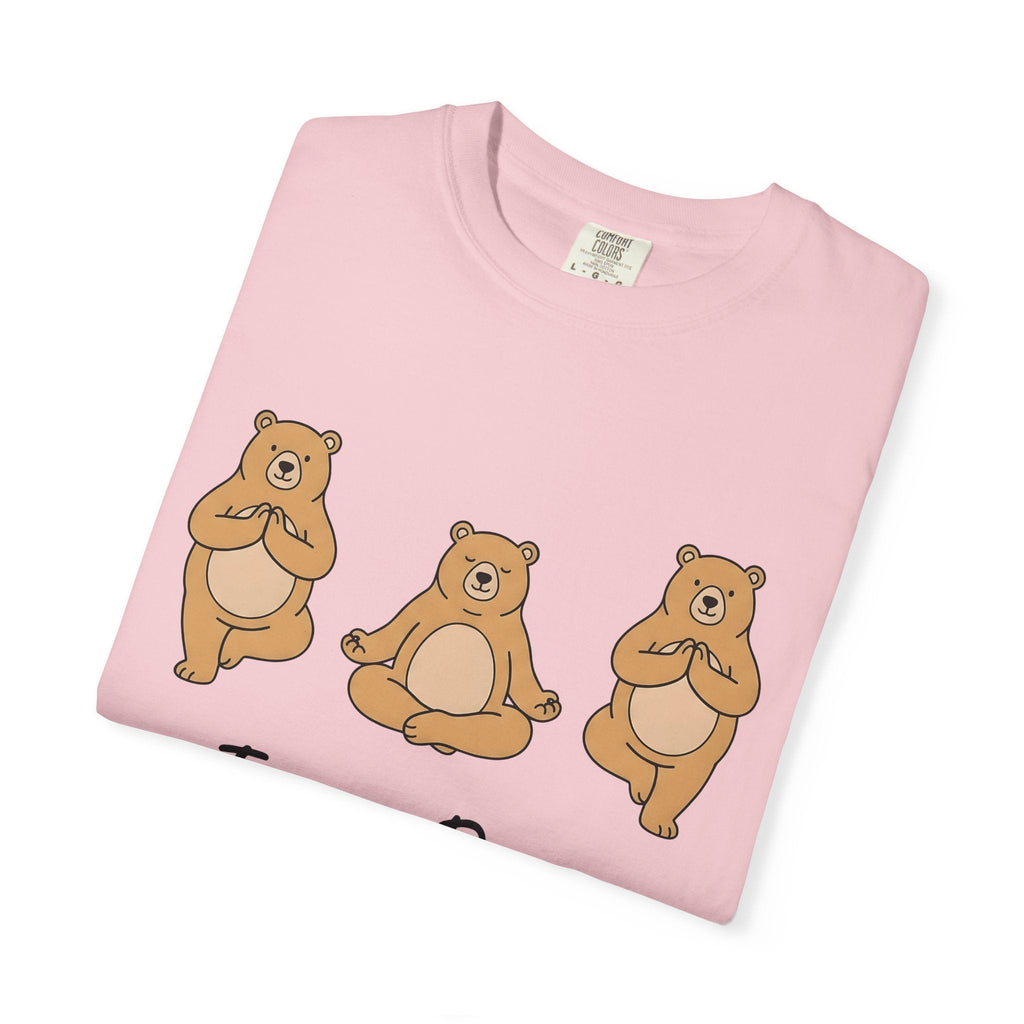 Meditation Bear Shirt Yoga Wildlife Unisex Gift Kawaii Tee product image 11