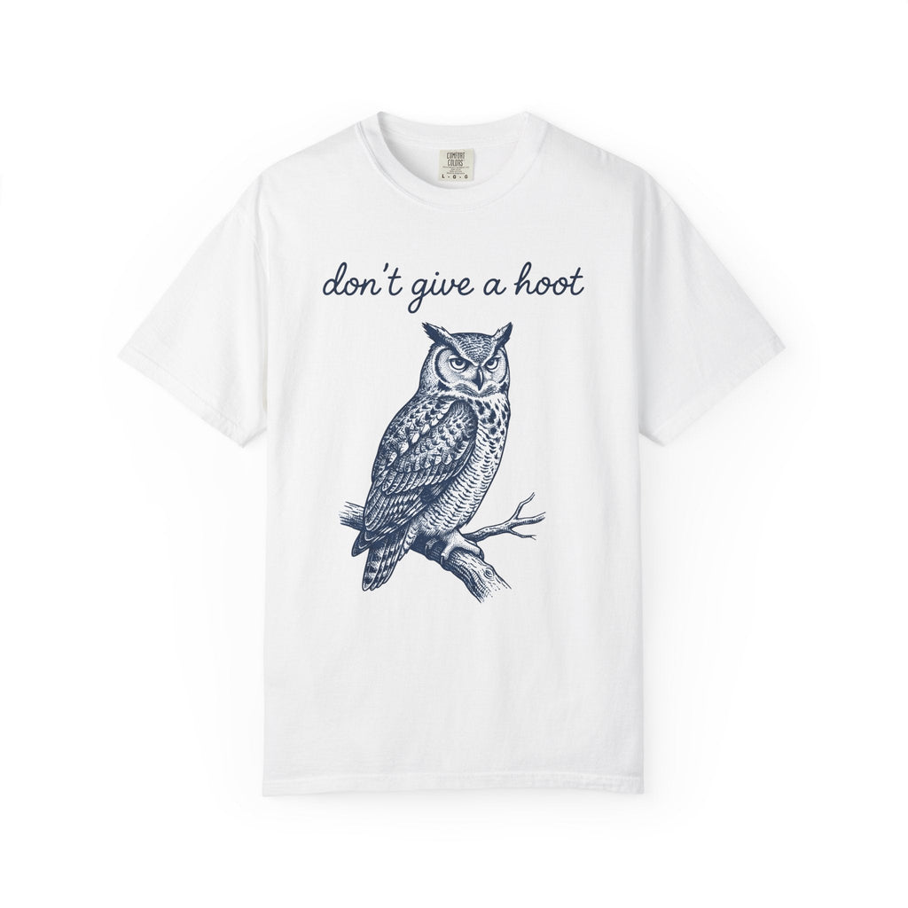 Owl Illustration Shirt Funny Pets Unisex Gift Hand Drawn product image 1