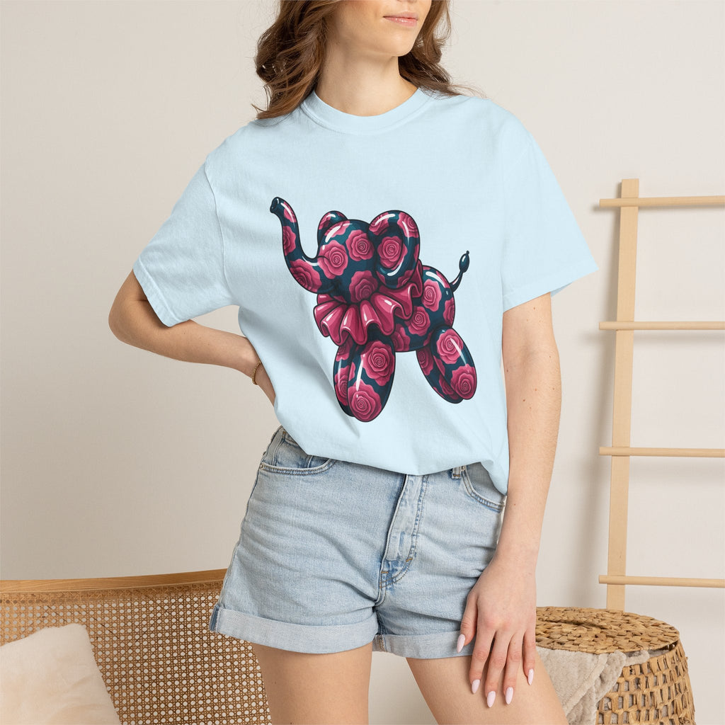 Balloon Elephant Shirt Cute Animal Gift Women Kawaii Tee product image 9