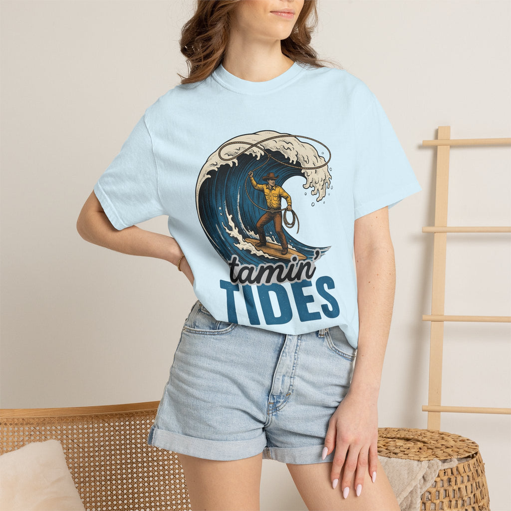 Cowboy Surfer Shirt Beach Unisex Gift Vintage Tee T-Shirt product image 9