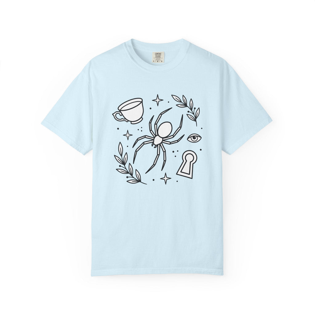 Spider Illustration Shirt Animals & Flowers Dark Unisex product image 2