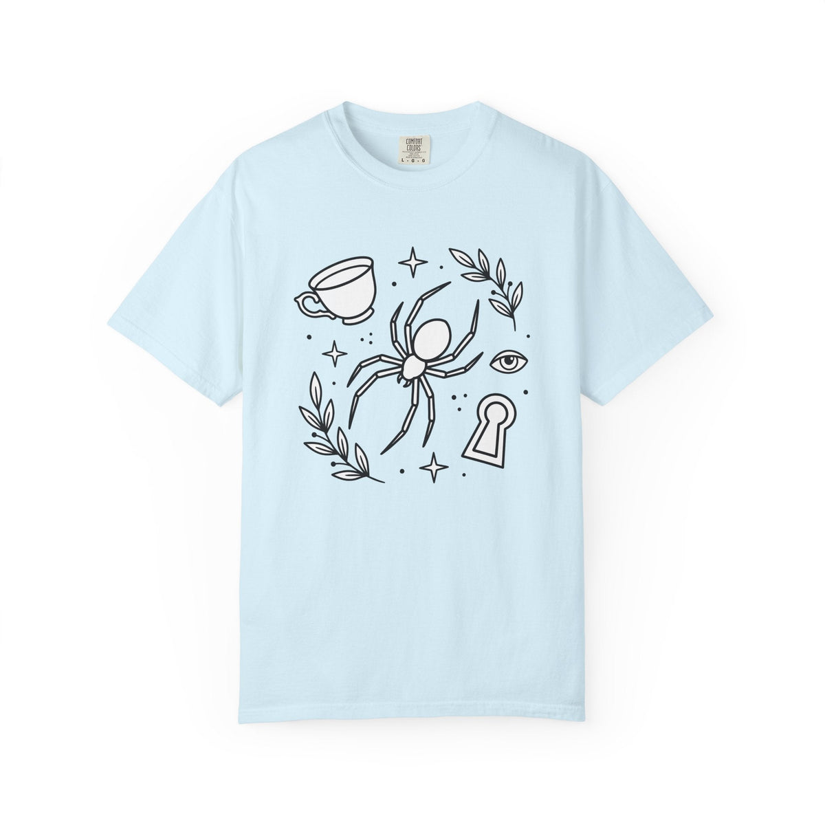 Spider Illustration Shirt Animals & Flowers Dark Unisex product image 2