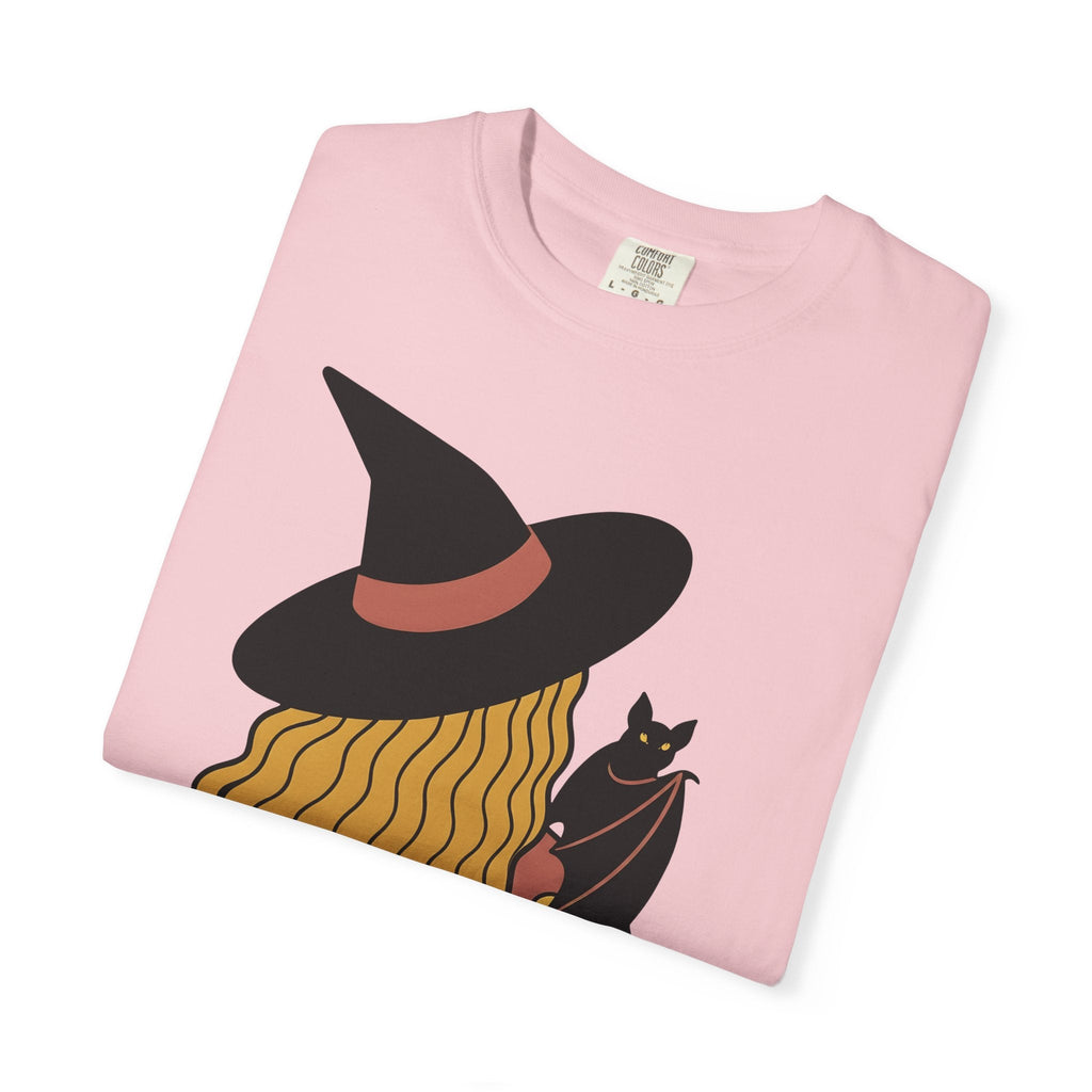 Witch Bat Shirt Halloween Spell Unisex Gift Animated Tee product image 11