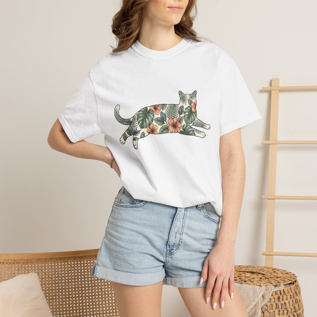 Blossom Cat Shirt Petals Unisex Gift Garden Tee Kitty product image 6