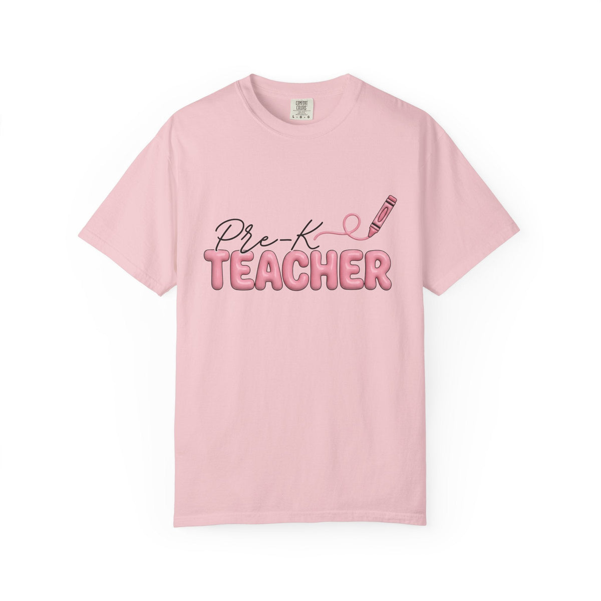 Crayon Illustration Shirt Teacher Education Gift Women Hand product image 3
