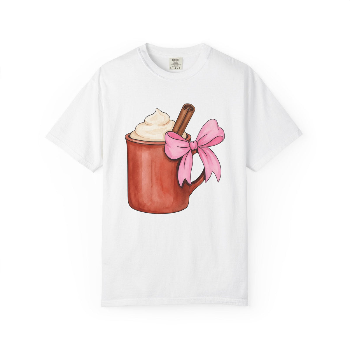 Hot Chocolate Mug Shirt Holiday Coffee Unisex Gift Watercolor Tee Cocoa Mug
