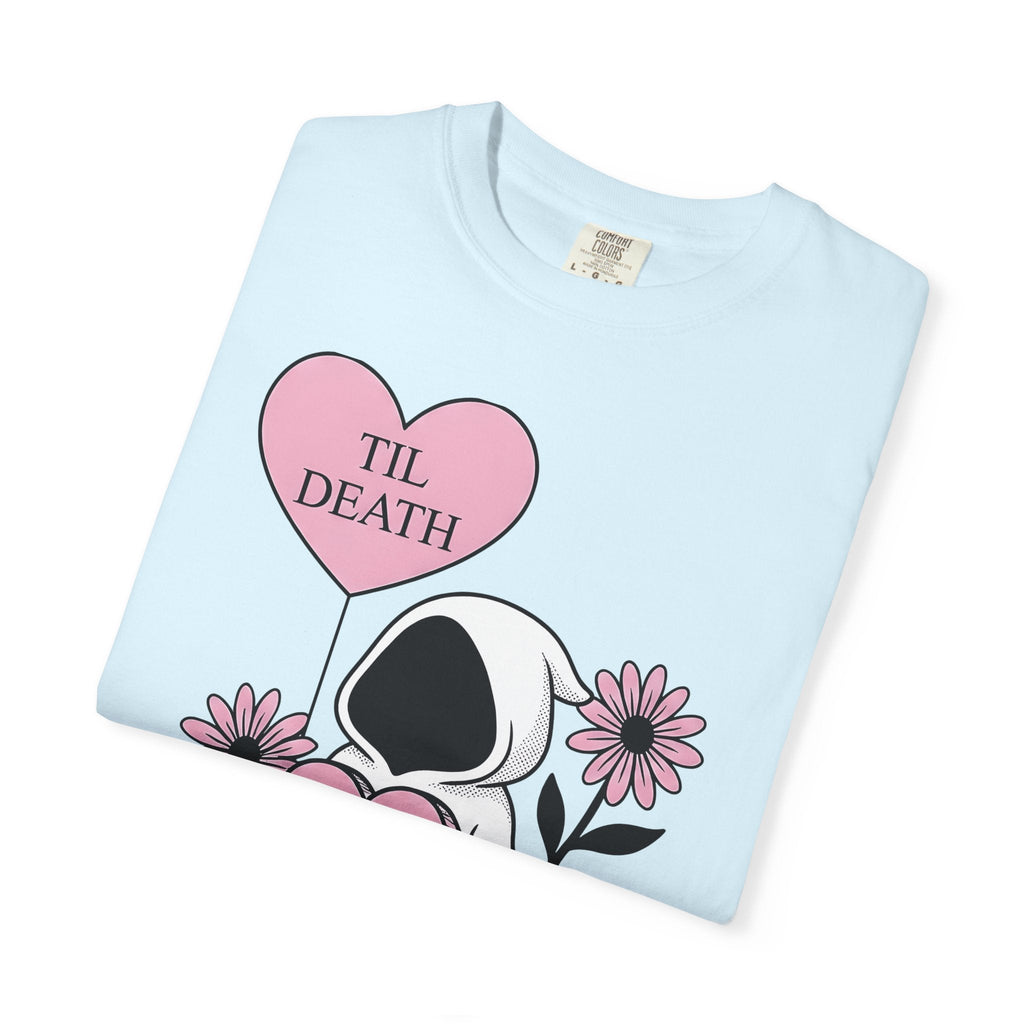 Skull Grim Shirt Halloween Macabre Unisex Gift Line Art Tee product image 9