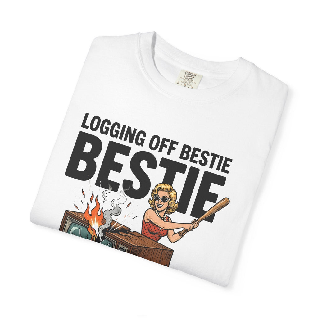 Retro Woman Tv Shirt Friendship Humor Gift Women Pop Art product image 5
