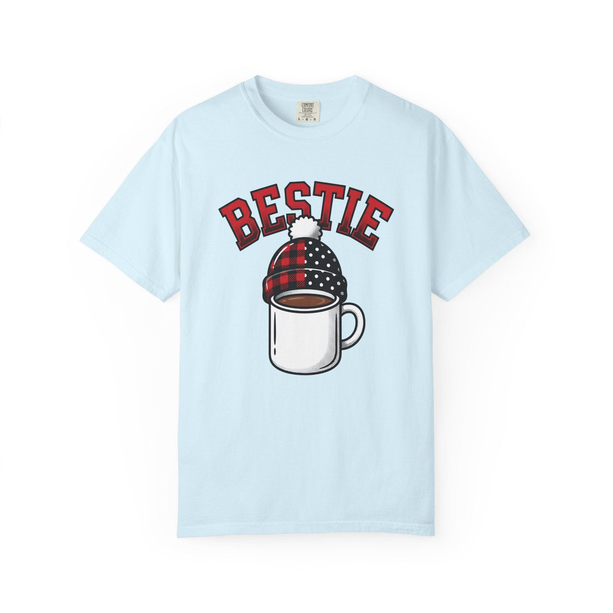 Coffee Cup Comic T-Shirt – Christmas Holiday Caffeine Lover, Unisex Graphic Tee