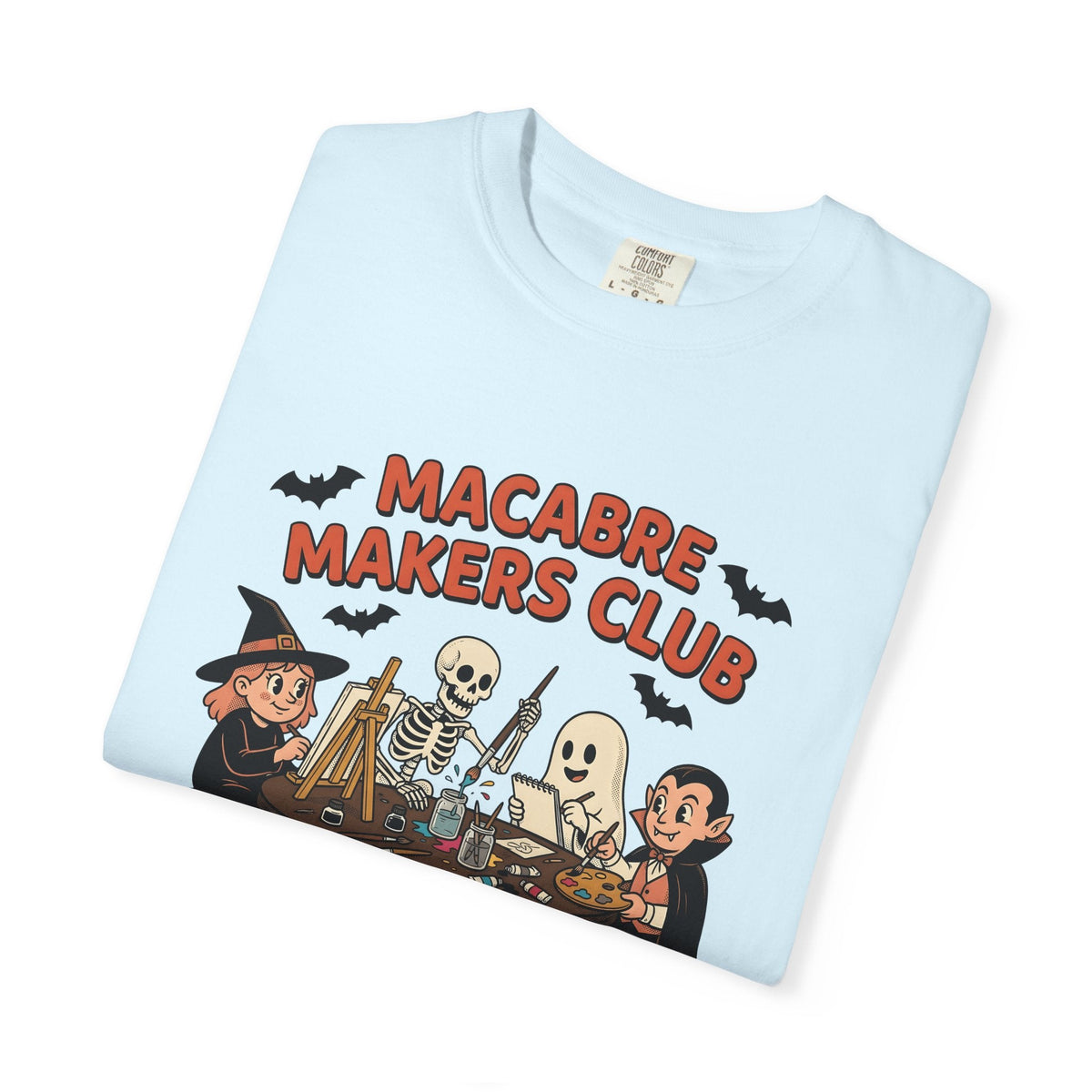 Halloween Figures Shirt Drawing Unisex Gift Doodle Tee product image 9