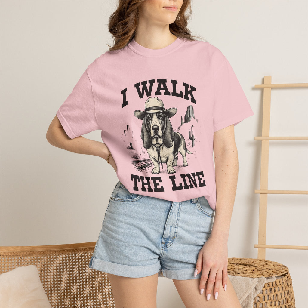 Basset Hound Cowboy Shirt Dog Gift Women Retro Tee T-Shirt product image 12