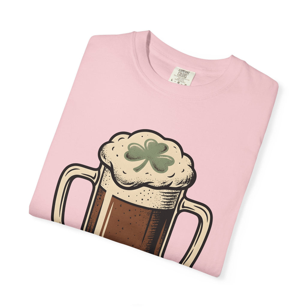 Beer Cup Shirt St Patrick's Day Brew Unisex Gift Old School Tee Pint Glass